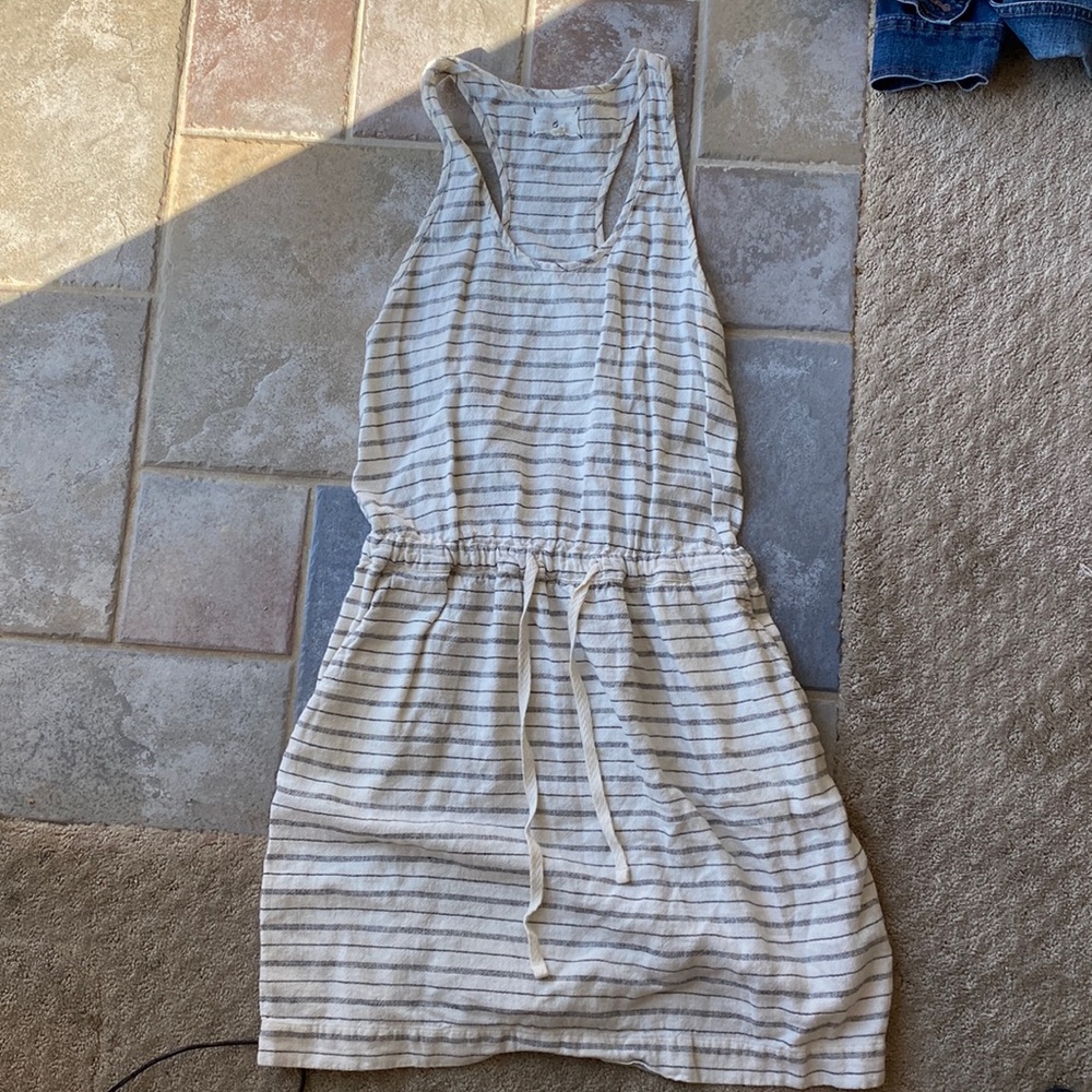 Lou & grey dress, size XS white with black stripes